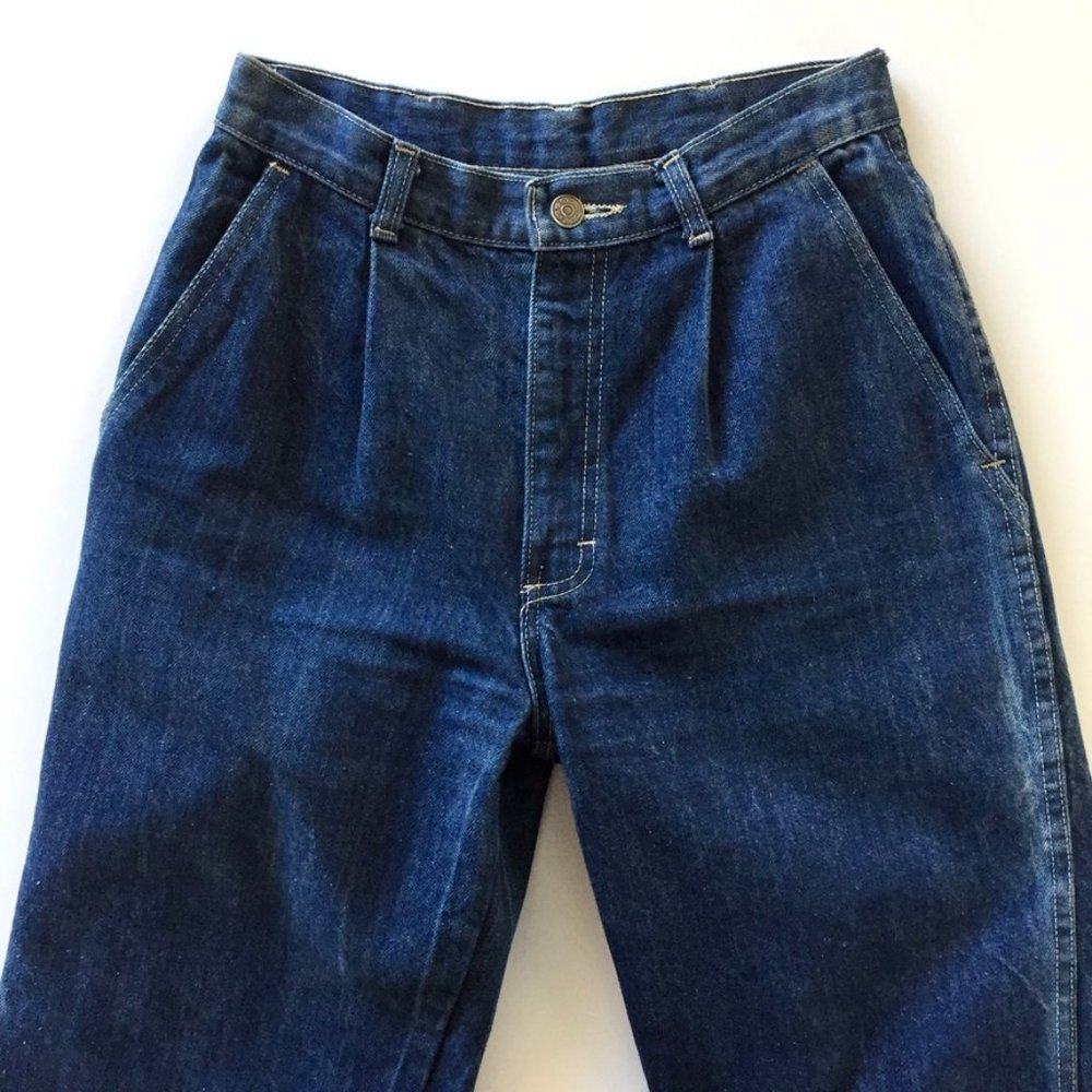 Oscar de la Renta - Vintage Pleated Jeans - 26